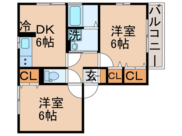 ピアドールの物件間取画像